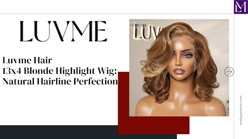 Luvme Hair 13×4 Blonde Highlight Wig: Natural Hairline Perfection