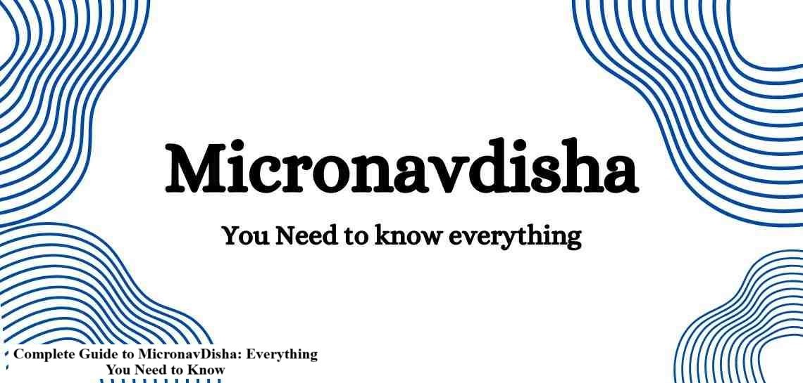 Complete Guide to MicronavDisha: Everything You Need to Know